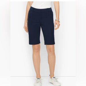 Women's Navy Talbot Perfect Shorts 10.5". Size 8